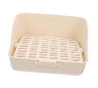 Abaodam Rabbit Litter Box for Small Animals Durable Pet Toilet Tray for Rabbits Guinea Pigs and More Space for Easy Use Living Room Park Garden
