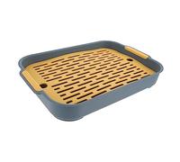 Abaodam Rabbit Litter Box Rectangular Bunny Toilet for Animals Durable Odor Easy to Clean for Cages Helps Train Your Pet Toilet Habits