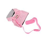 Abaodam Rabbit Vest Harness with Leash for Small Animals Bow Embellished Bunny Walking Strap Comfortable Chest and Shoulder Pressure Distribution Snug Fit for Hamsters and Rabbits