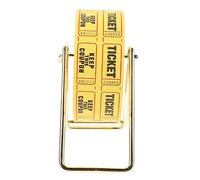Abaodam Raffle Ticket Dispenser Set with Yellow Tickets Easy Stand for Fundraisers Events and Carnivals Includes Space for Contact Info