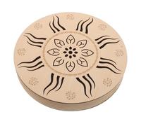 Abaodam Rain Music Drum Handheld Sound Instrument Creating Relaxing Soothing Rain Water Effects for Outdoor Garden Rituals and Indoor Yoga Sessions