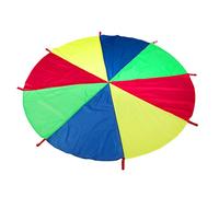 Abaodam Rainbow Parachute for Diameter Cooperative Team Game with Handles Develops Sharing Skills and Encourages for Kindergarten Activities