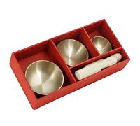 Abaodam Real Tibetan Sound Bowl Meditation Bowl Stick for Yoga Spiritual Practice