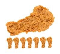 Abaodam Realistic Artificial Drumstick Set 8Pcs Fried Chicken Leg Models for Dining Room Display and Restaurant Accessories