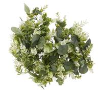 Abaodam Realistic Artificial Eucalyptus Vine Garland with Green Plastic Leaves, 1.8m Long Easy to Care for Faux Greenery Garland for Festival and Seasonal Decor