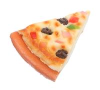 Abaodam Realistic Artificial Pizza Slice for Photography Home Decoration and Role Playing Activities Lightweight Faux Food Prop for Events