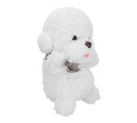 Abaodam Realistic Bichon Frise Plush Stuffed Puppy Dog Soft Cartoon Dog Plush for and Fade Resistant Stuffed Animal for Lovers