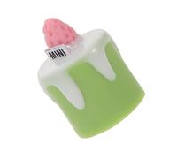 Abaodam Realistic Mini Cake Ornament Resin Model Matcha Dessert Prop for Dollhouse Bakery Scenes Creative Display Decoration for Photography and Themed Parties