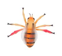 Abaodam Realistic Rubber Bee for Educational Honeybee Figurine Model for Nature Exploration Science Projects and Party Decoration Gift