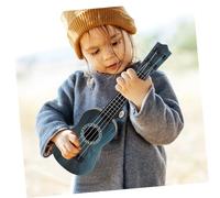 Abaodam Realistic Wood Grain Ukulele for Sized Mini Guitar with Authentic Sound Easy to Play Musical Instrument for Early Music Learning Dual Use and Decor