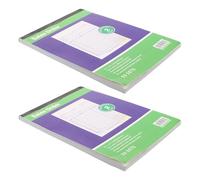 Abaodam Receipt Book Ticket A5 Duplicate Copy with Lightweight Tear-Resistant Cover, 2Pcs Invoice Form for Retail and Business Order Management in Busy Environments