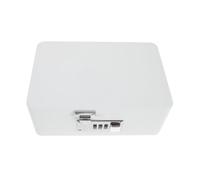 Abaodam Rectangular Tinplate Keepsake Box with Combination Lock, White
