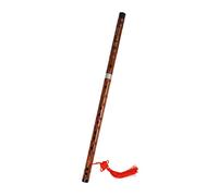 Abaodam Red-brown Bamboo Flute g Key Traditional Chinese Instrument Wood Flute for Beginners Practice and Grading Performance