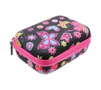 Abaodam Red Eva Diamond Embroidery Storage Box with 15 Compartments for Organizing Jewelry Beads and Pills, Portable Painting Drill Bag Suitable for Arts and Crafts Storage
