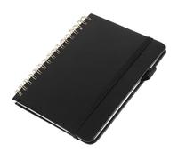Abaodam Refillable Spiral Notebook Password Organizer with Alphabetical Tabs and Pen Holder 5.71X4.65In for Work and Personal Use Portable Address Book