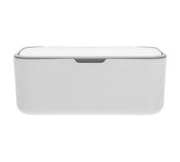 Abaodam Refillable Wet Tissue Box Holder with Lid, Waterproof Abs Plastic Wipes Container, Multifunctional and Space-Saving Design, Suitable for Bathroom and Car, Stylish White Tissue