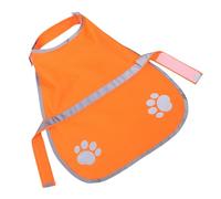 Abaodam Reflective Dog Safety Vest Fluorescent Orange Pet Vest for Outdoor Hunting and Walking Lightweight Breathable S Size