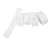 Abaodam Removable Freezer Food Storage Label Stickers 250 White Paper Self-Adhesive Writeable Labels for Buffet Tables and Fondue Bottles, Easy Peel and Replaceable