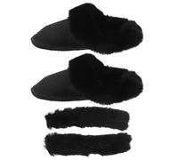 Abaodam Removable Furry Clog Liners for Winter Shoes Thick Plush Shoe Inserts with Breathable Warmth Moisture-Wicking Fuzzy Insoles Transitioning to Insulated Footwear