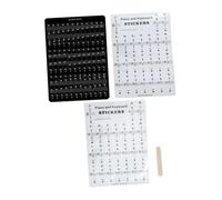 Abaodam Removable Piano Keyboard Stickers for 61 Keys Adhesive Note Labels for Beginners Black and White Color for Learning Piano and Music Theory