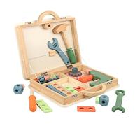 Abaodam Repairing Kit Toolbox Educational Plaything Portable Tool for Boys Role Play Construction Gift