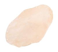 Abaodam Replacement 25cm Goat Leather Drum Skin for African Hand Drum, Tambourine Skin Accessory Suitable for Djembes and Percussion Instruments