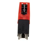 Abaodam Replacement Phonograph Stylus with High-grade Design Record Player Needle Red Abs and Aluminum Material and Strong Tracking Ability for Vinyl Turntable Cartridge Accessories