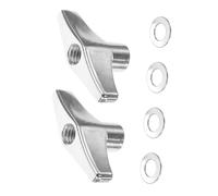 Abaodam Replacement Screw Kit for Cymbals and Drum Hardware for Drummers Metal Butterfly Wing Nut Fasteners with Tight and Secure Bond