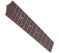Abaodam Replacement Ukulele Neck for Acoustic Electric Guitar Parts Rosewood Fingerboard Frets for Folk Musician Repair