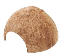 Abaodam Reptile Coconut Shell Hideout Small Terrarium Shelter Natural Turtle Cave Habitat Décor for Snake Tarantula Enclosure and Household Reptiles