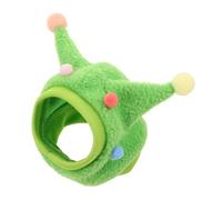 Abaodam Reptile Cosplay Accessories: Cute Bearded Dragon Hat with Horns Pom Balls for Pet Photos - Winter Warm Costume for Lizards Geckos and Birds