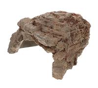 Abaodam Reptile Escaping Cave Simulation Stone Hideout Resin Craft Habitat Décor for Terrariums and Reptile Boxes, Pet Hiding Cave Shelter for Lizards and Amphibians