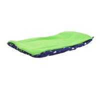 Abaodam Reptile Sleeping Bag and Lizard Lounger with Pillow, Cotton Pet Bed Blanket Set, Blue and Green Thermal Sleeping Bag for Bearded Dragons and Geckos