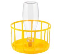 Abaodam Reptile Water Feeder for Turtle and Terrapin 400ml Plastic Food and Water Bowl Easy to Clean Portable Pet Supplies Suitable for Lizard Feeding