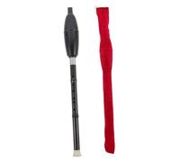 Abaodam Resin Bawu Chinese Ethnic Instrument Bawu Flute for Beginners and Hobbyists Folk Music Wind Instrument Storage Pouch