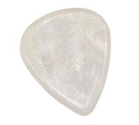 Abaodam Resin Guitar Plectrum Set Triangular Small Finger Thumb Picks for Electric and Acoustic Guitars Speed Playing Tool for Beginners and Artists White