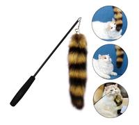 Abaodam Retractable Cat Wand Teaser Stick Lightweight Interactive Kitten for Indoor Cats Exercise and Play to Strengthen Bond and Stimulate Curiosity