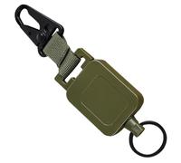 Abaodam Retractable Fishing Buckle with High Strength Stretchable Wire, Heavy Duty Plastic and Metal Carabiner for Backpacks and Water Bottles, for Traveling and Cycling Outdoor Sports