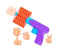 Abaodam Retractable Spring Fists with Hand Gestures Funny Telescopic Prank Plaything for Stress Relief Trick for Boys Random Color