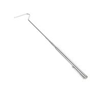 Abaodam Retractable Stainless Steel Snake Hook 26 Inch Reptile Catcher for Wildlife Management Exotic Snake Handling and Amphibian Control