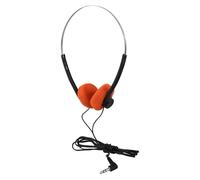 Abaodam Retro Headphones for Students Portable Lightweight Adjustable Cushioned Ear Pads for Classroom Library Use