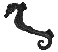 Abaodam Retro Iron Seahorse Furniture Pull, Classic Style Metal Cabinet Door Handle for Drawer and Wardrobe, Decorative Cupboard Grip for Bedroom