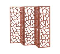 Abaodam Retro Mini Folding Screen for Decor 1:20 Scale Plastic Chinese Style Mini Room Divider Panel Space-saving Design with Privacy and Separation for Desktop and DIY Craft