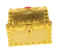 Abaodam Retro Pirate Treasure Chest for Large Plastic Organizer with Ample Space for Classroom Treasures and Party Candy Container Lockable Storage Box for Boys
