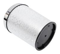 Abaodam Retro Rubbish Bin Bathroom Wastebasket Large Capacity Compact Simple Shape Pp Leather Thickened Material Stylish Look Household Trash Can for Bathroom under Counters