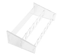 Abaodam Reusable Acrylic Test Tubes Holder with 6 Holes and 26mm Diameter Large Capacity Sampling Tube Rack in School Laboratory and Laboratory