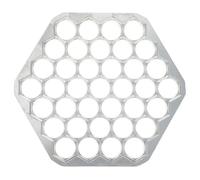 Abaodam Reusable Aluminium Alloy Multi-Hole Dumpling Mold for Kitchen Use, Easy to Clean Dumpling Mold Tool to Create Professional Looking Dumplings and Wontons