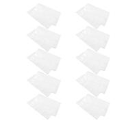 Abaodam Reusable Bags Cold Hot Versatility White Pe Nonwoven Material 10 Sheets with 24 Slots Per Sheet for Food and Perishable Items Transport in Personal Settings