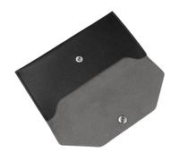 Abaodam Reusable Black Pu Leather Cash Envelope Wallet, Ladies Long Clutch Money Organizer, Budget Cash Holder for Travel and Daily Use