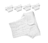 Abaodam Reusable Cotton Nappy Insert Liners for Babies Size l 5pcs White Soft Absorbent Baby Cloth Diaper Liners Breathable for Toddlers 9-15 Months 10-15kg